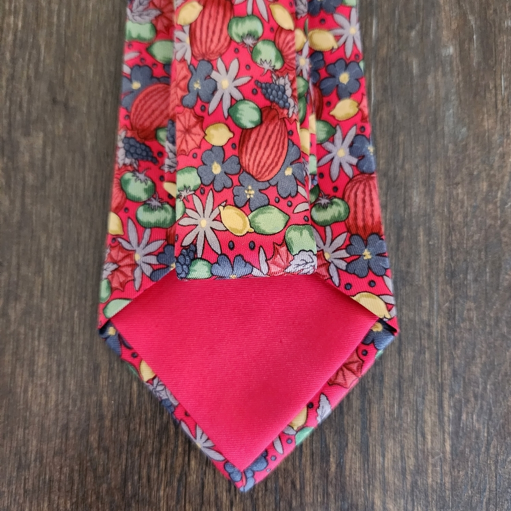 Authentic Hermes Silk Tie
